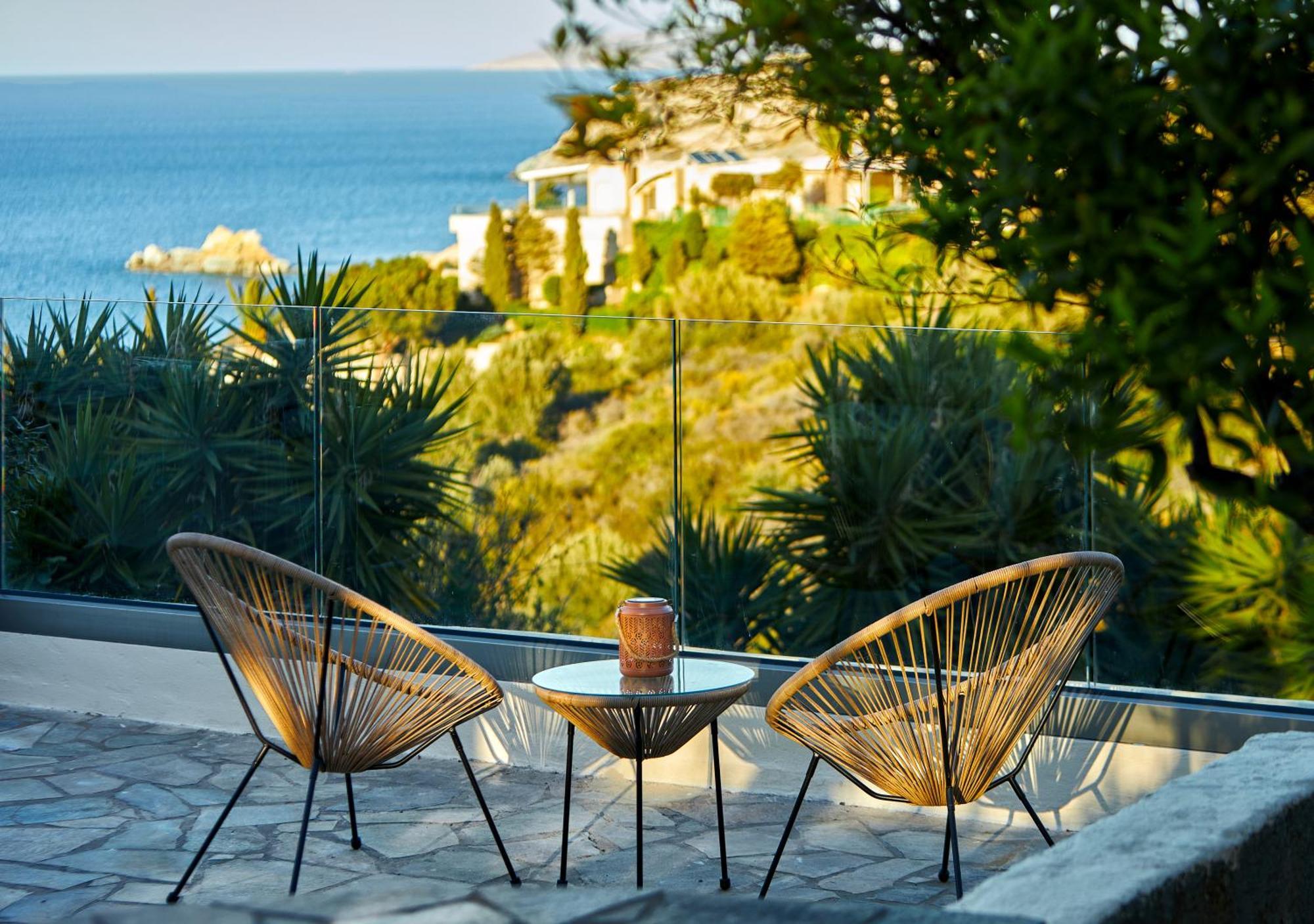Spacious Villa With Private Eco-Pool And Panoramic Sea View Agia Pelagia  Exterior foto
