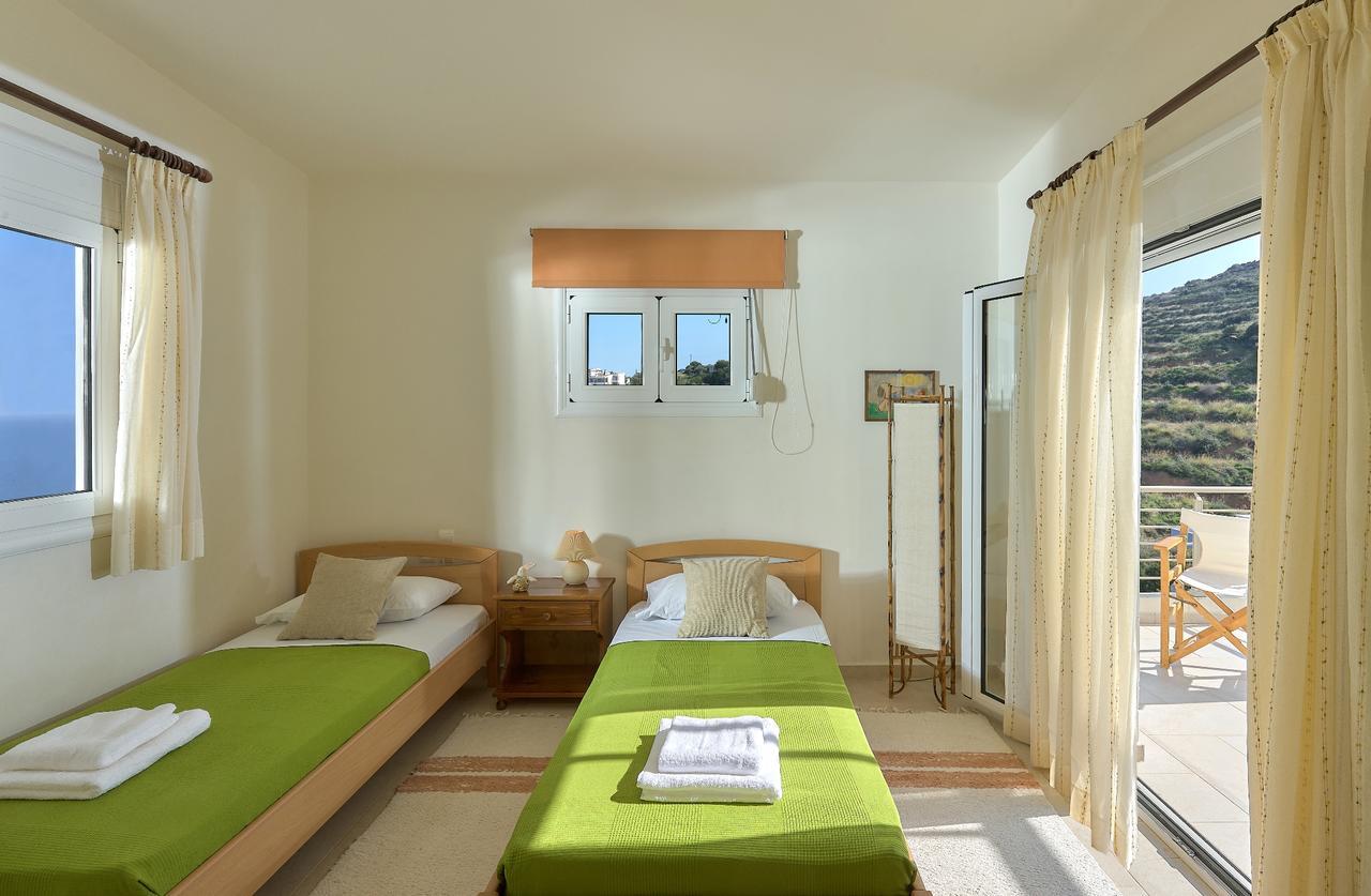 Spacious Villa With Private Eco-Pool And Panoramic Sea View Agia Pelagia  Exterior foto