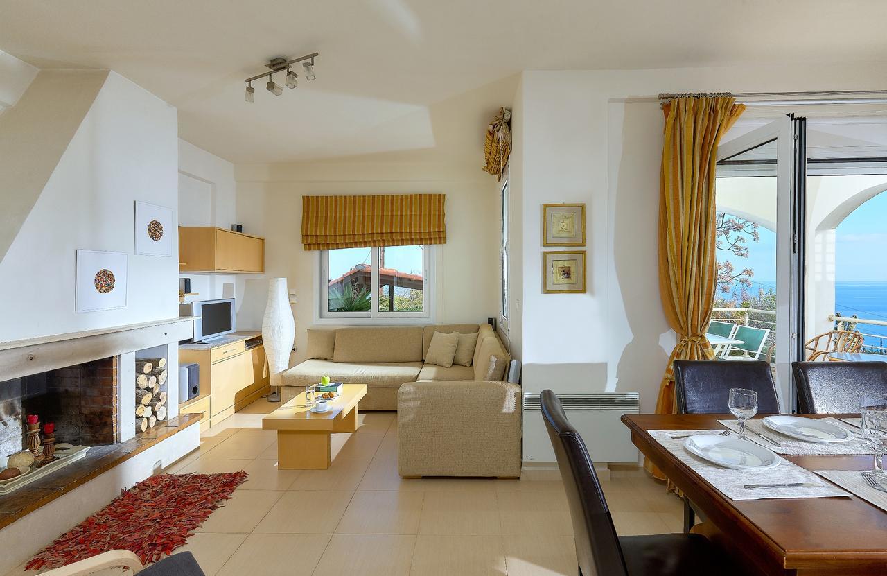 Spacious Villa With Private Eco-Pool And Panoramic Sea View Agia Pelagia  Exterior foto
